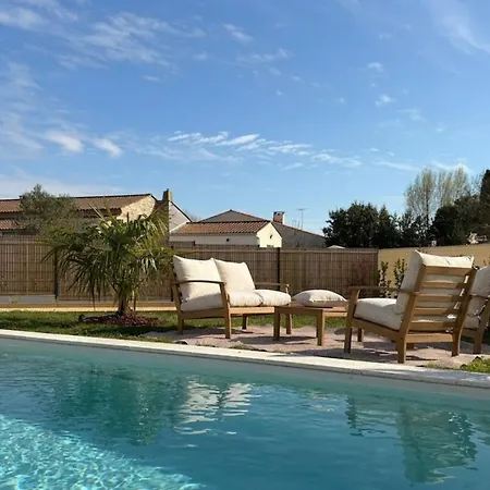 Boheme-piscine Chauffee-proche Ogliss Park Et Plages