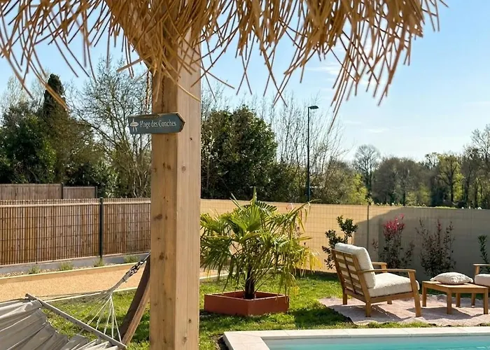 Boheme-piscine Chauffee-proche Ogliss Park Et Plages Дом отдыха